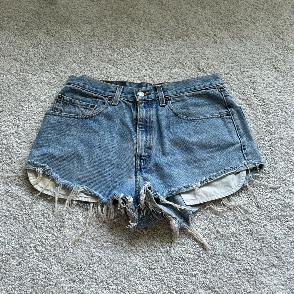 Levi cutoff shorts